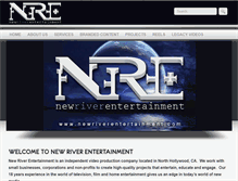 Tablet Screenshot of newriverentertainment.com